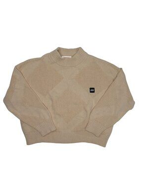 Eme Studios Rhomb Knit Sweater in Beige